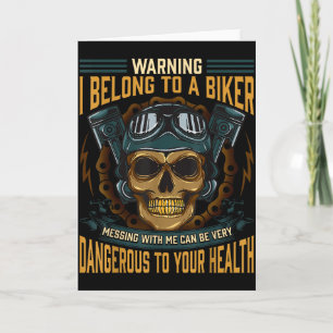 Biker Vriendin Echtgenote Ik hoor bij een Biker Va Kaart