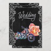 Biker Wedding Uitnodiging (Voorkant / Achterkant)