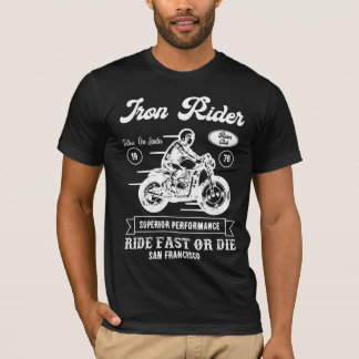 Bikerclub Stijl Iron Rider T-shirt