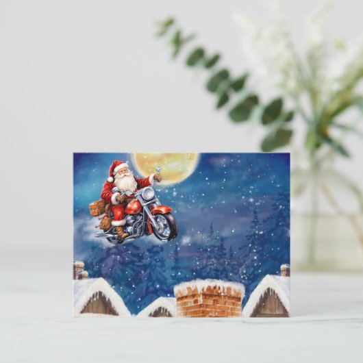 Bikermotor Briefkaart (Staand voorkant)