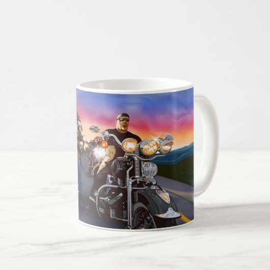 Bikers 1 Mug (Devant droit)