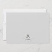 Biker's Birthday Foto Uitnodiging (Achterkant)