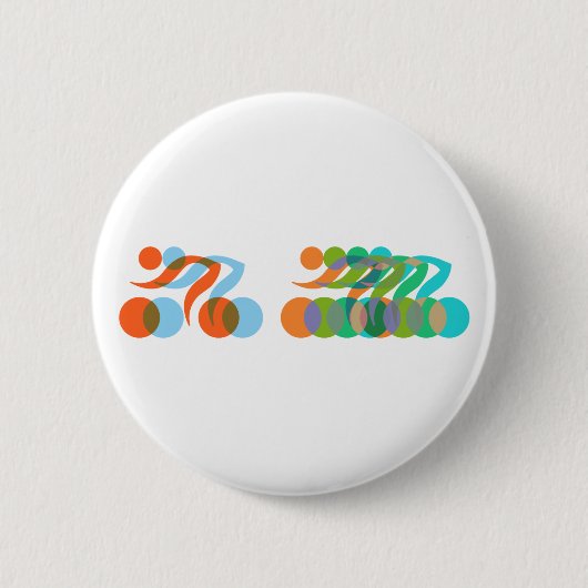 Bikers Freak Ronde Button 5,7 Cm (Voorkant)