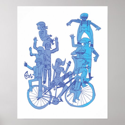 Bikers Poster (Voorkant)