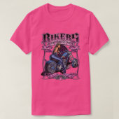 Bikers tegen borstkanker en overlevenden t-shirt (Design voorkant)