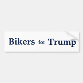 Bikers voor Trump Bumpersticker. Bumpersticker