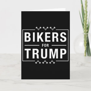 Bikers Voor Trump Republikeinse Conservatieve Moto Kaart