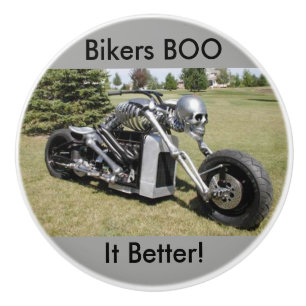 Bikers zetten de knop Betere Skelet Motorfiets op