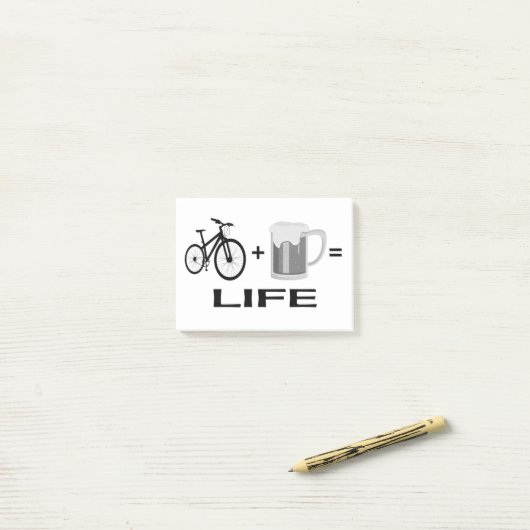 Bikes & Beer! Post-it® Notes (Op bureau)