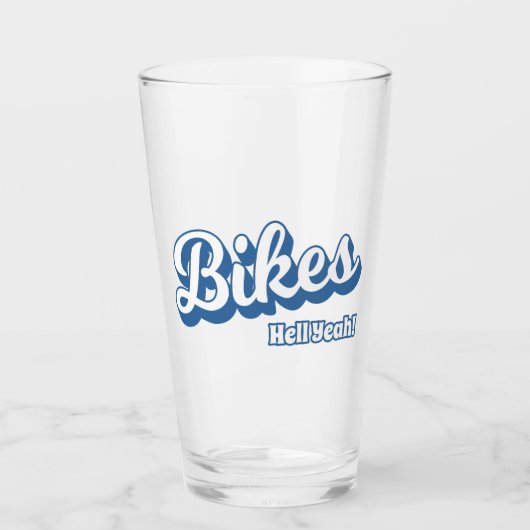 Bikes Hell Ja! Glas (Voorkant)