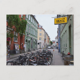 Bikes in Old Copenhagen Street Briefkaart