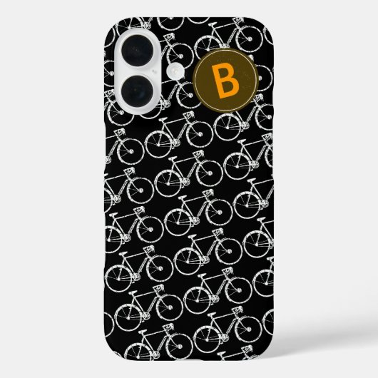 bikes+patroon gepersonaliseerd Case-Mate iPhone case (Achterkant)