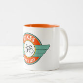 Bikes, sinds 1817 tweekleurige koffiemok (Voorkant rechts)