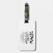 Bikes zijn magisch bagagelabel (Achterkant verticaal)