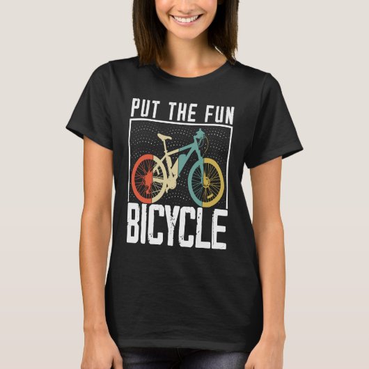 Biking and Cycling    4 T-shirt (Voorkant)