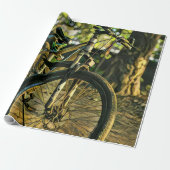 Biking Artwork Cadeaupapier (Uitgerold)