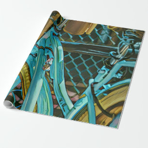 Biking Artwork Cadeaupapier