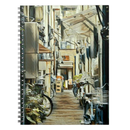 Biking Artwork Notitieboek (Voorkant)