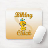 Biking Chick Muismat (Met muis)