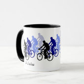 Biking Cycle Bike Sport Mok (Voorkant links)