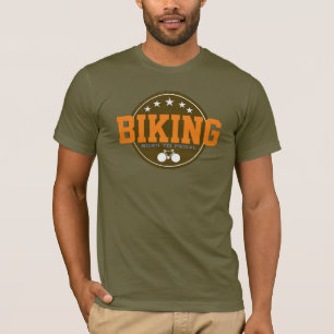 BIKING 'geboren uit pedaal' koel T-shirt