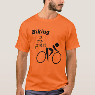 Biking is mijn spel! t-shirt