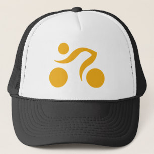 Biking logo trucker pet