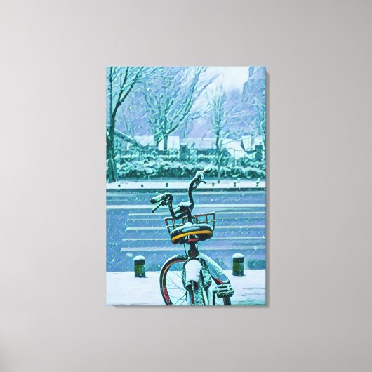Biking Lover Gift Canvas Afdruk (Voorkant)