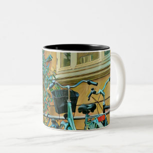 Biking Lover Gift Fietsverf Tweekleurige Koffiemok