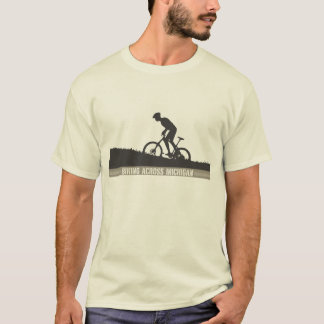 Biking over Michigan T-shirt