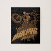 Biking Rocks. Legpuzzel (Verticaal)