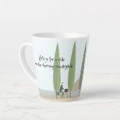 Biking through the countryside poetry mug (Angle gauche)