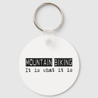 Biking van bergen is het sleutelhanger