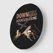 Biking van bergen naar beneden grote klok (Hoek)