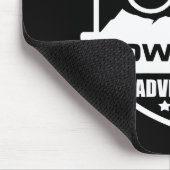 Biking van bergen naar beneden muismat (Hoek)