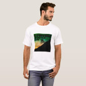 Biking van bergen naar beneden t-shirt (Voorkant volledig)
