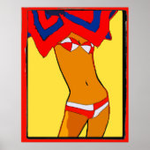 Bikini Abstract Poster (Voorkant)