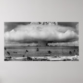 Bikini Atoll B/W Poster (Devant)