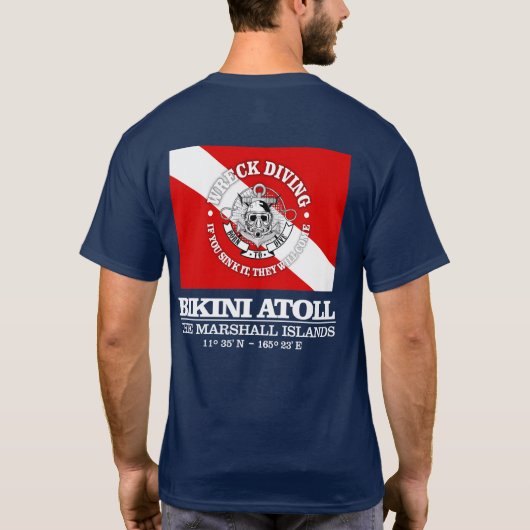Bikini Atoll (beste wrakken) T-shirt (Achterkant)