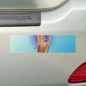 BIKINI BABE. BUMPERSTICKER (Op auto)