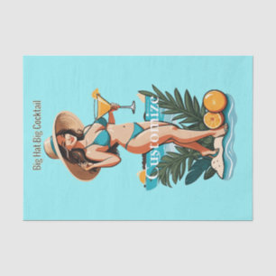 Bikini Babe Groot Pet- Grote Cocktail Thunder_Cove Tissuepapier