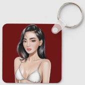 Bikini Babe Sleutelhanger (Achterkant)
