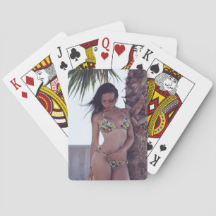 BIKINI BEACH GIRL POKERKAARTEN