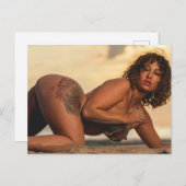 Bikini Beach Magnifique carte postale (Devant / Derrière)