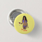 Bikini Beauty Thunder_Cove Ronde Button 3,2 Cm (Voorkant /achterkant)