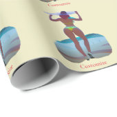 Bikini Booty Beach Meisje Thunder_Cove Cadeaupapier (Rol Hoek)