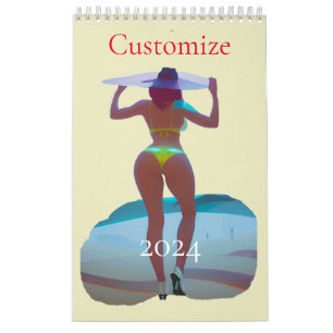 Bikini Booty Beach Meisje Thunder_Cove Kalender