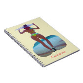 Bikini Booty Beach Meisje Thunder_Cove Notitieboek (Rechterzijde)