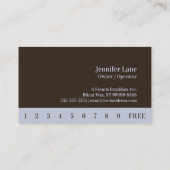 Bikini Brésil : Une carte à punchcard gris pour la (Dos)