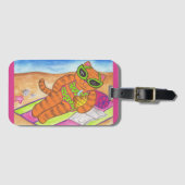 Bikini Cat Bagagelabel (Voorkant (horizontaal))